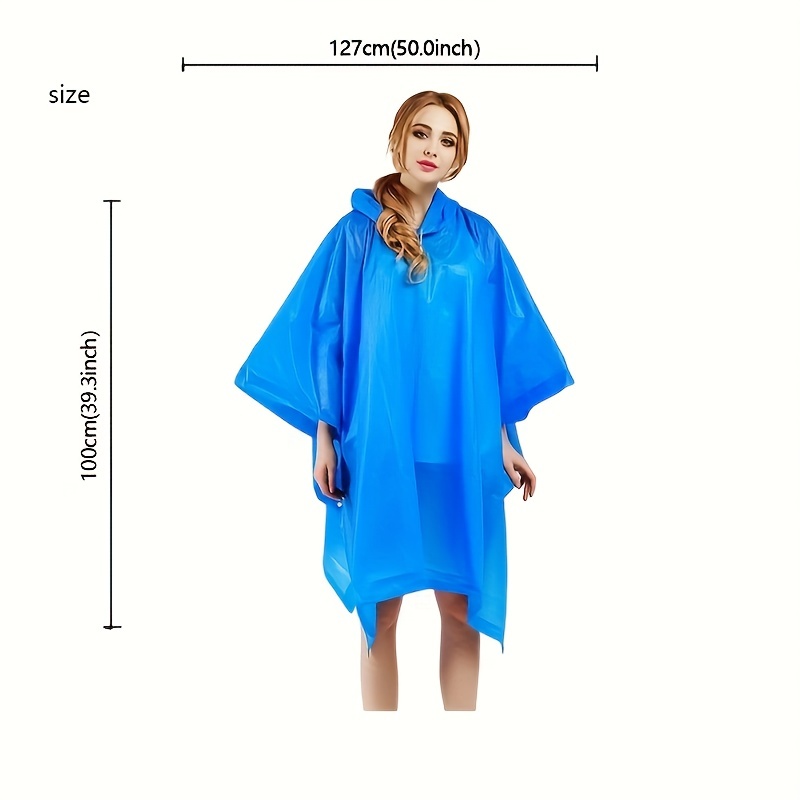 Rain Ponchos For Adults Pouch  - Camping Rain Poncho recension och pris