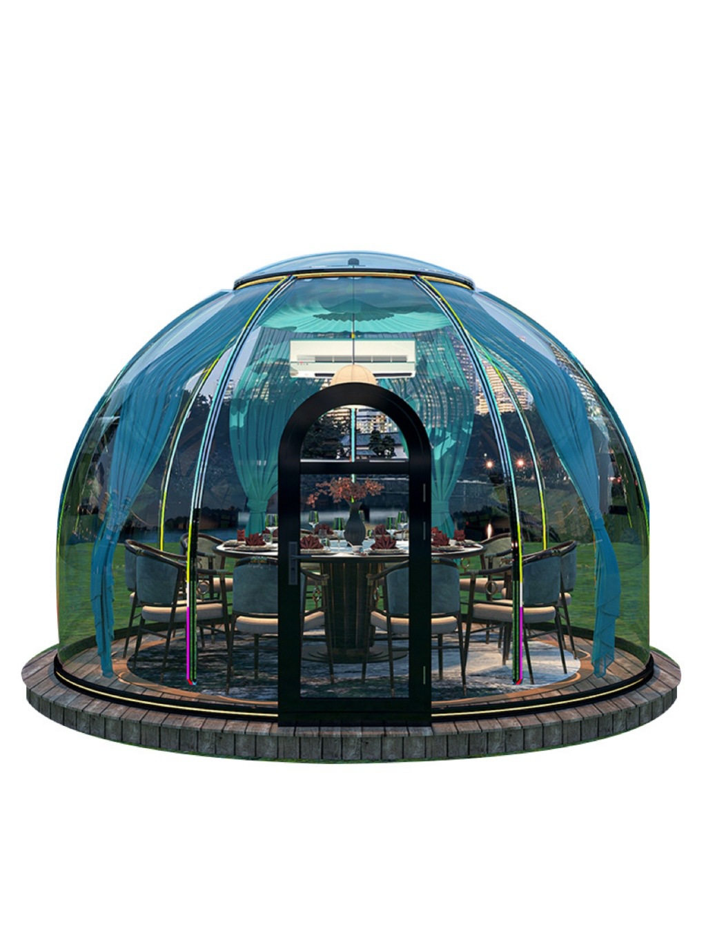 Transparent Dome Bubble House, - Outdoor Camping Exhibition recension och pris