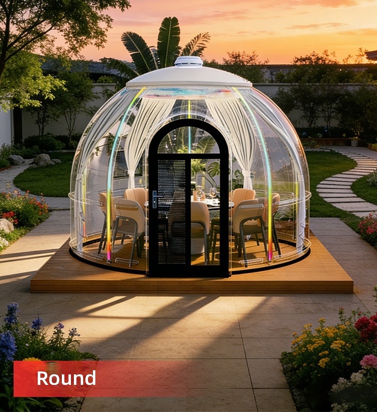 Transparent Dome Bubble House, - Outdoor Camping Exhibition recension och pris