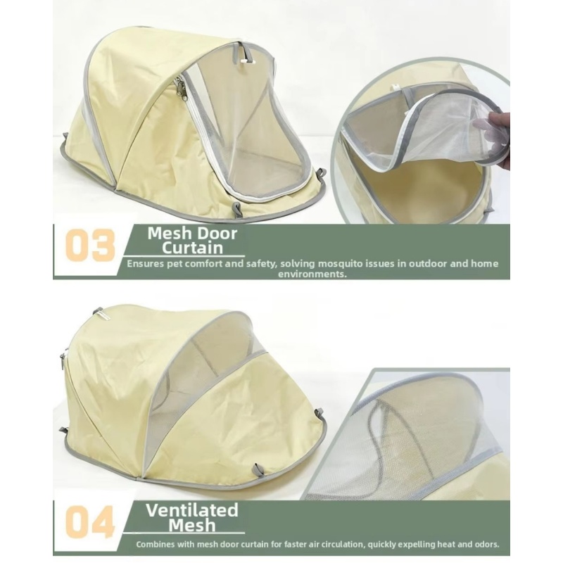 Portable Pop Up Dog Tent Sun P - Outdoor Camping Dog Bed recension och pris