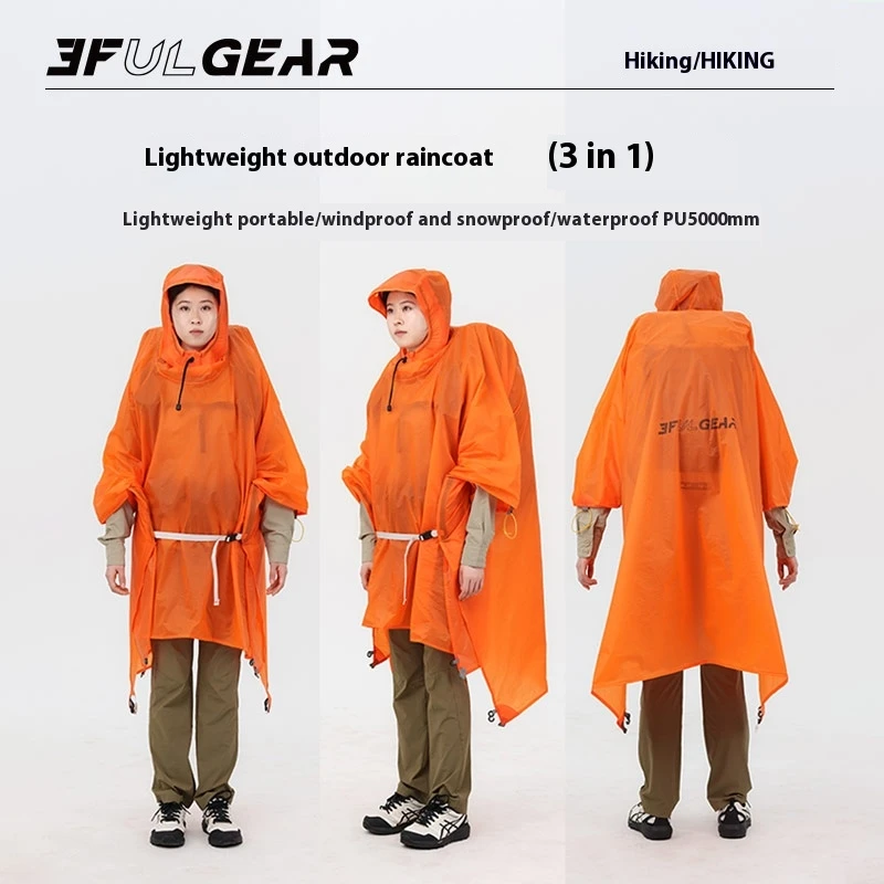 3F UL GEAR Ultralight Hiking R - Camping Rain Poncho recension och pris