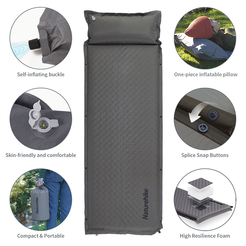 Naturehike D01 Self-inflating  - Outdoor Camping Rugs recension och pris