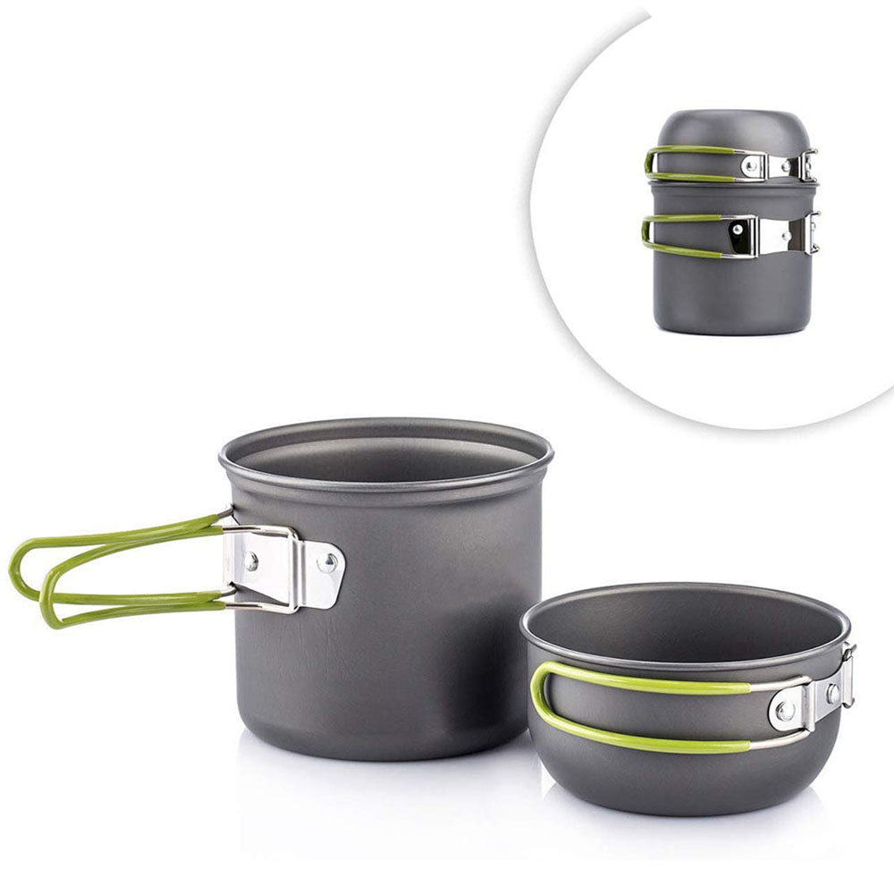 Ultralight Camping Pots Cookwa - Outdoor Camping Dining Set recension och pris