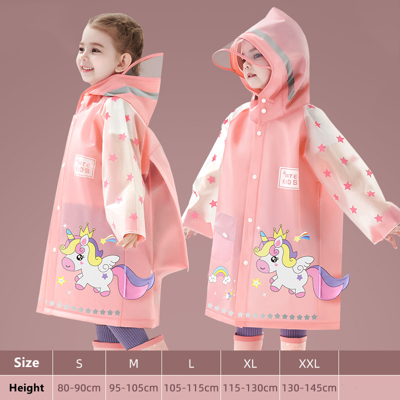 Kids Raincoat Waterproof Rain  - Camping Rain Poncho recension och pris