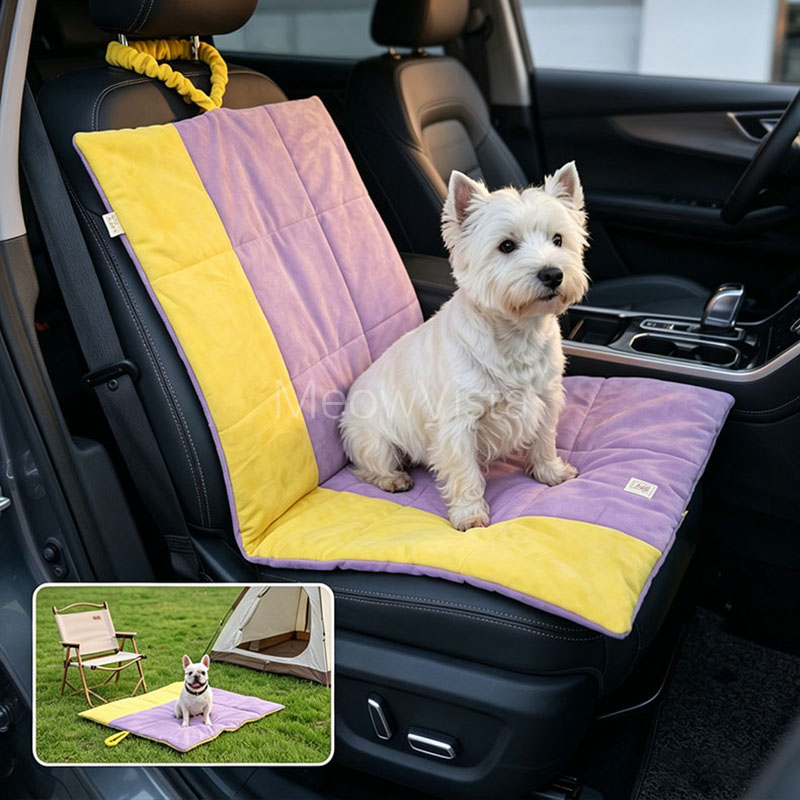 Portable Foldable Dog Car Seat - Outdoor Camping Dog Bed recension och pris