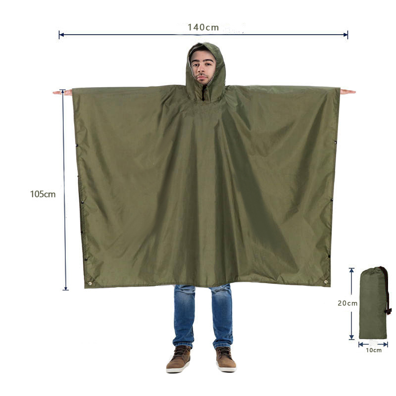 Heavy Duty Rain Poncho For Bac - Camping Rain Poncho recension och pris