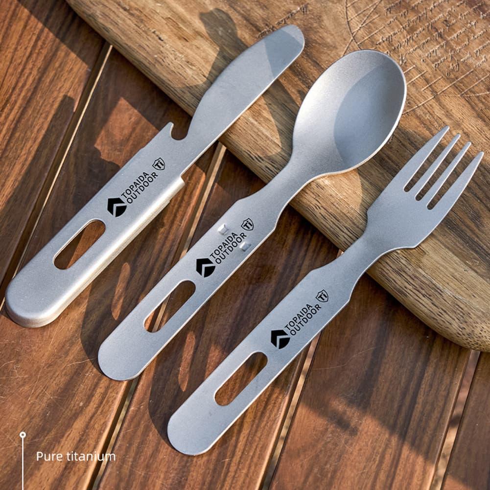 Ultralight Titanium Camping Fo - Outdoor Camping Dining Set recension och pris