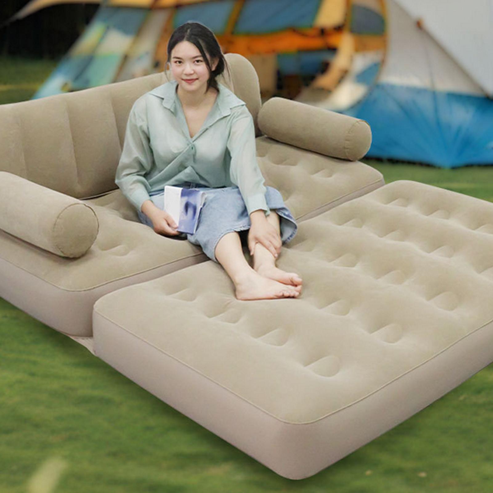 Air Sofa With Air Pump Folding - Bed Outdoor Camping recension och pris