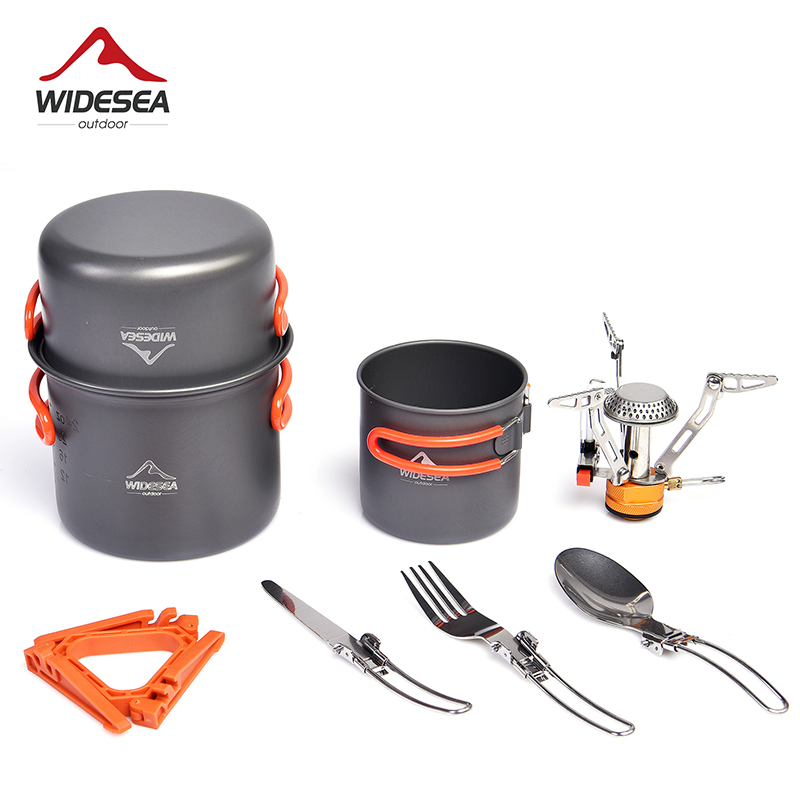 Widesea Camping Cookware Set O - Outdoor Camping Dining Set recension och pris