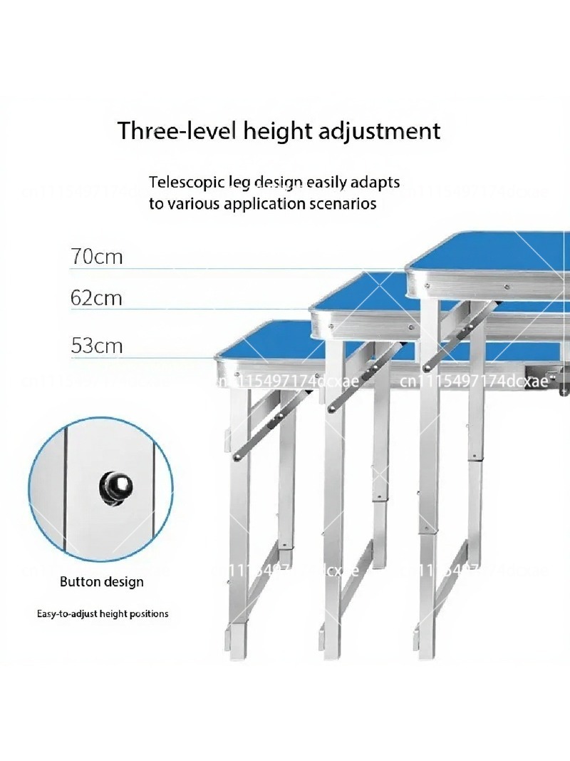 Portable Folding Table Set, Al - Outdoor Camping Exhibition recension och pris