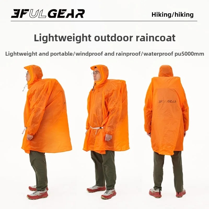Ultralight Rain Poncho 3F UL G - Camping Rain Poncho recension och pris