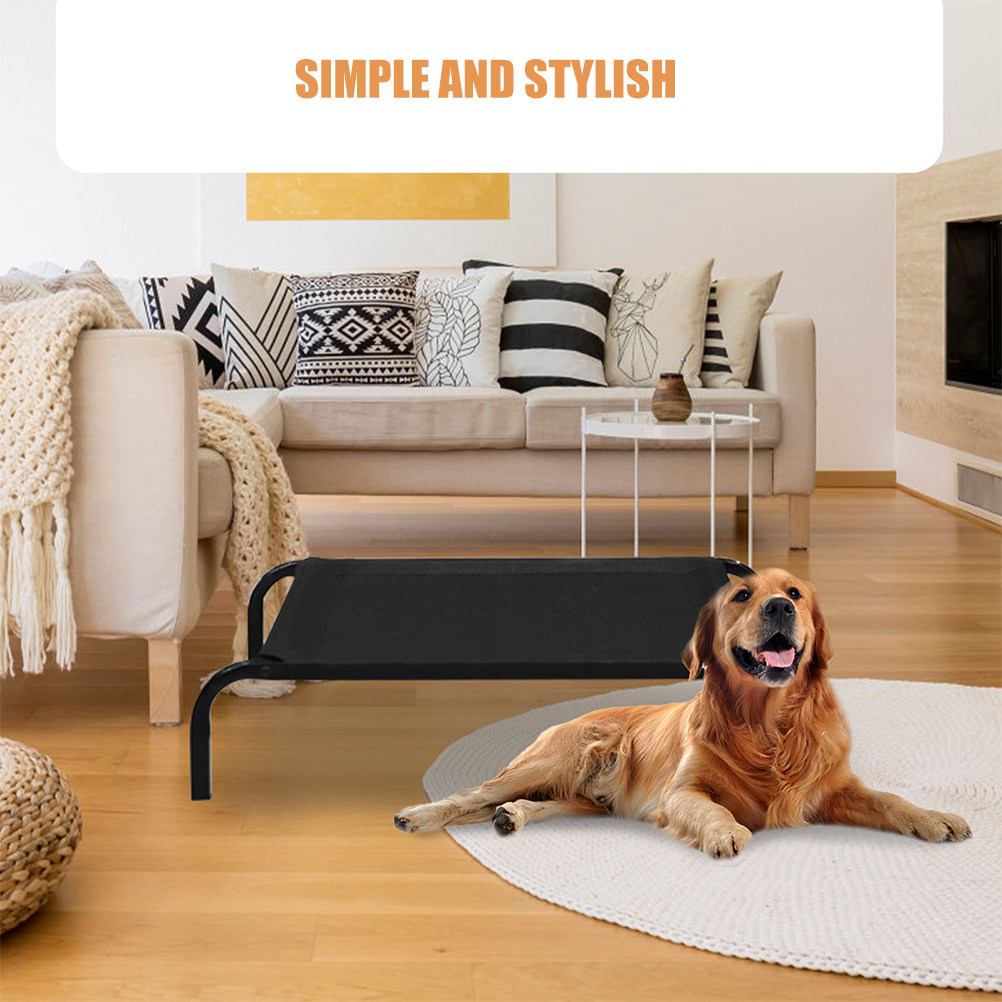 Dog Cot Breathable Mesh Pet Be - Outdoor Camping Dog Bed recension och pris