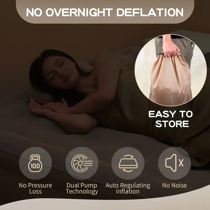 Interior Air Mattress Glamping - Bed Outdoor Camping recension och pris