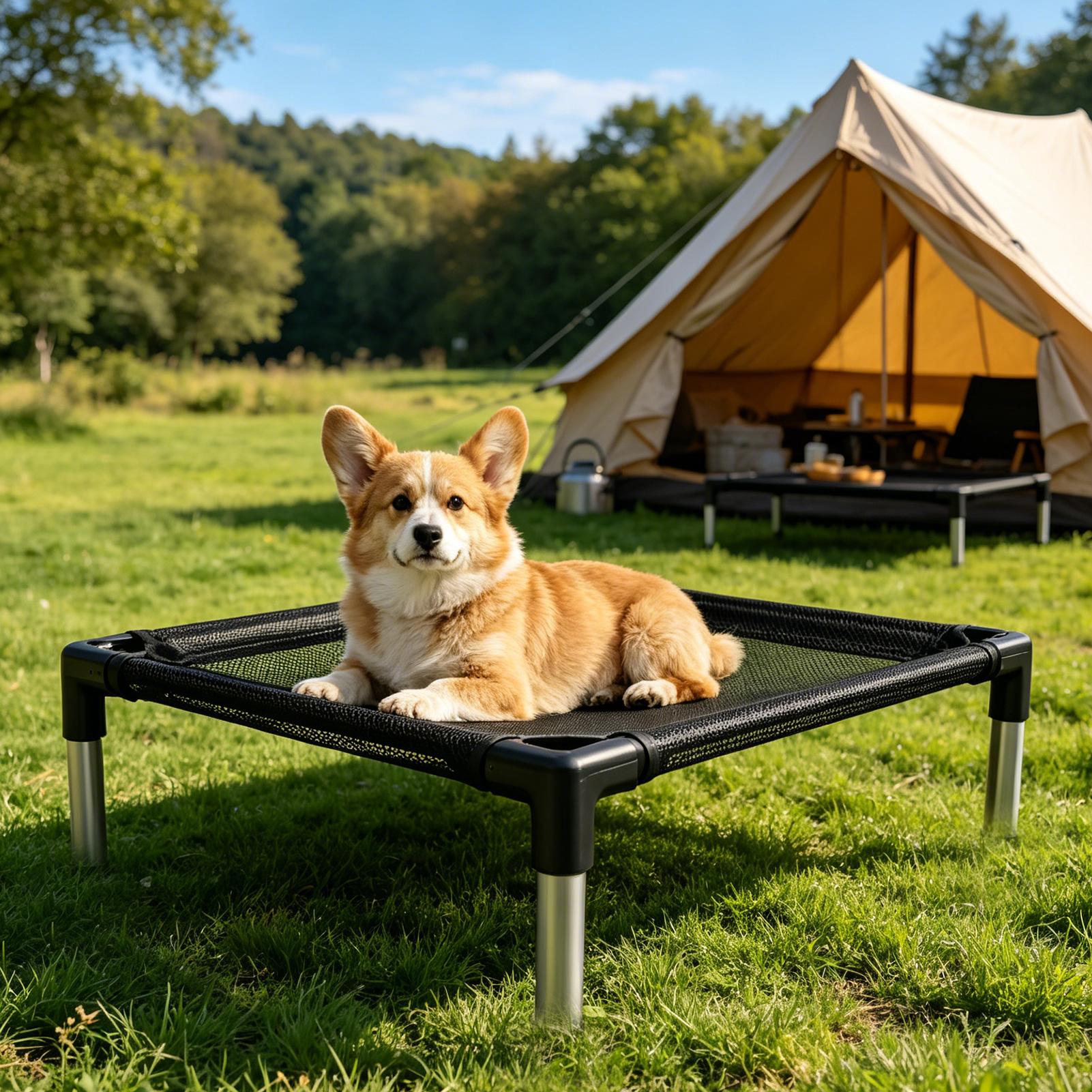 Elevated Dog Bed Breathable Me - Outdoor Camping Dog Bed recension och pris