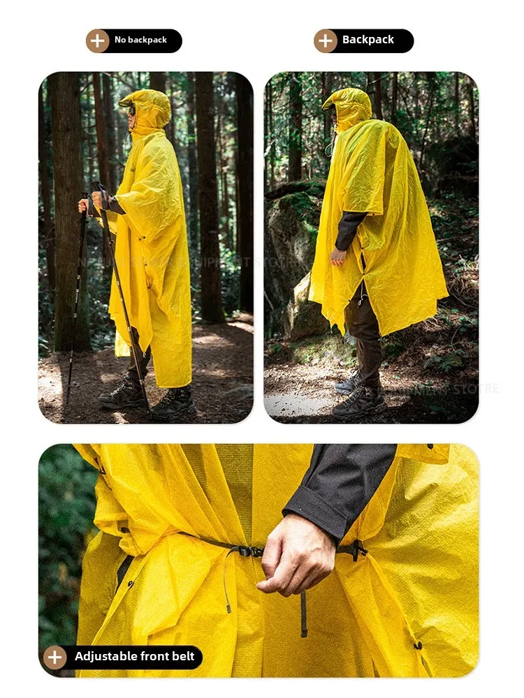 15D/210T Raincoat Waterproof R - Camping Rain Poncho recension och pris